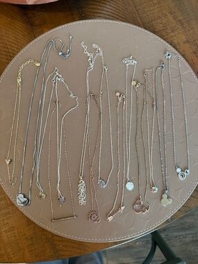 Lot of Disney style necklaces